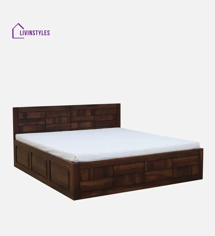Ultra Solid Wood Storage Beds Bedroom Furniture Sets