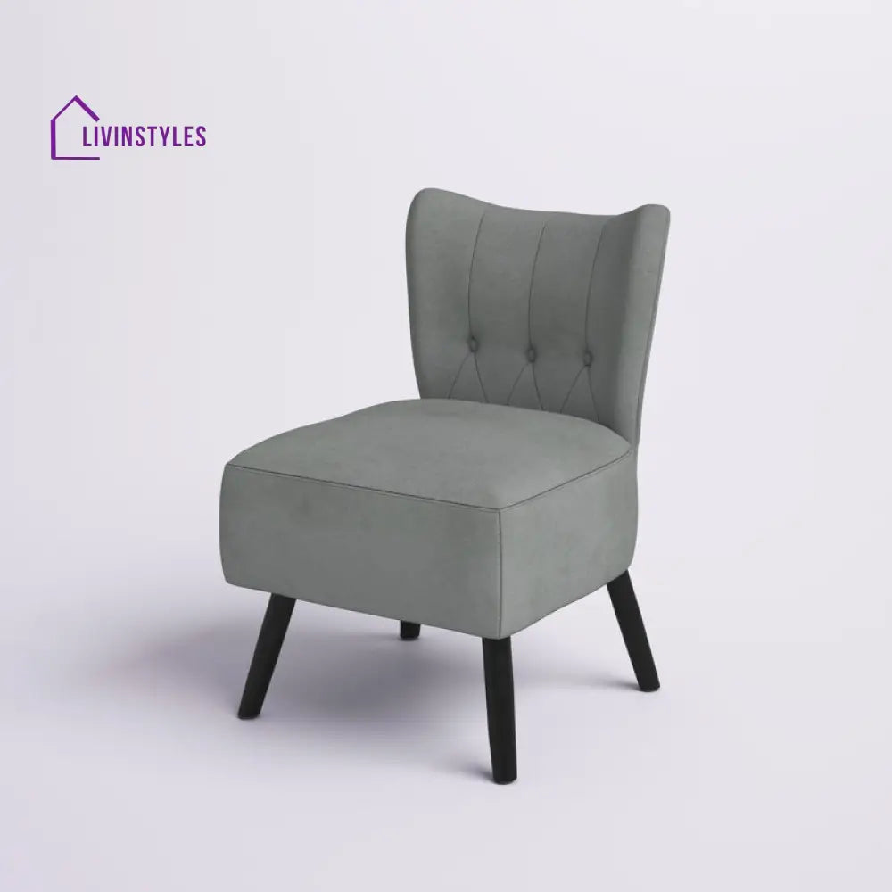 Nehal Solid Wood and Fabric Arm Chair | Living Room Chair | Lounge Chair