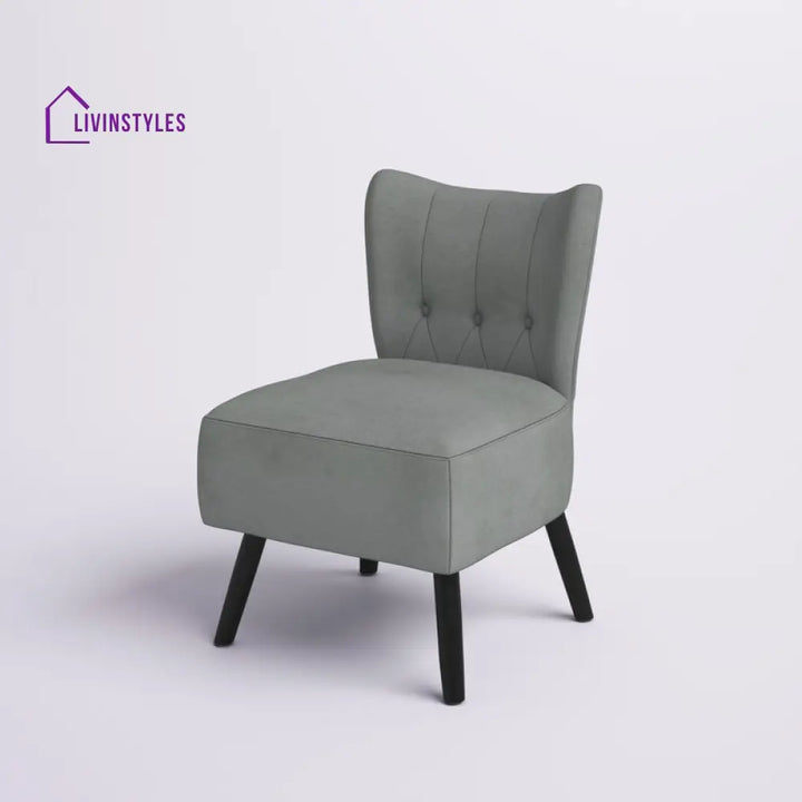 Nehal Solid Wood and Fabric Arm Chair | Living Room Chair | Lounge Chair