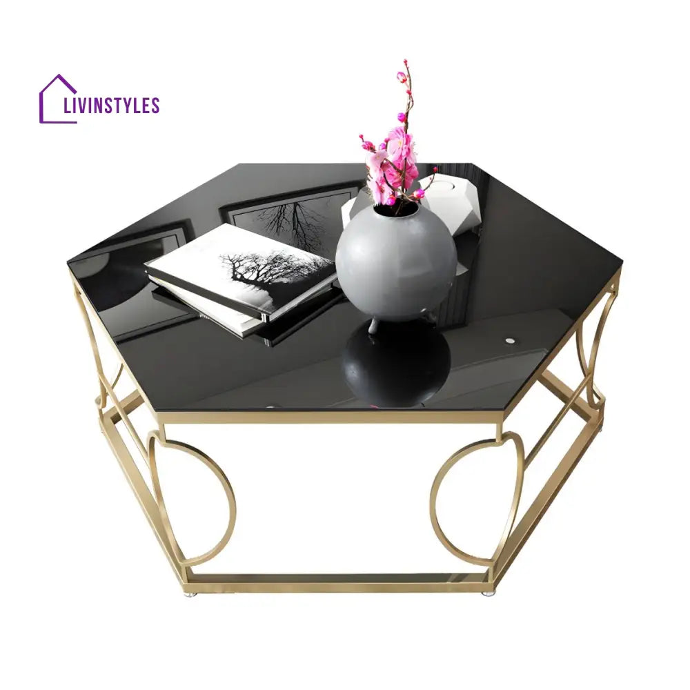 Neil Stainless Steel Frame Coffee Table for Living Room