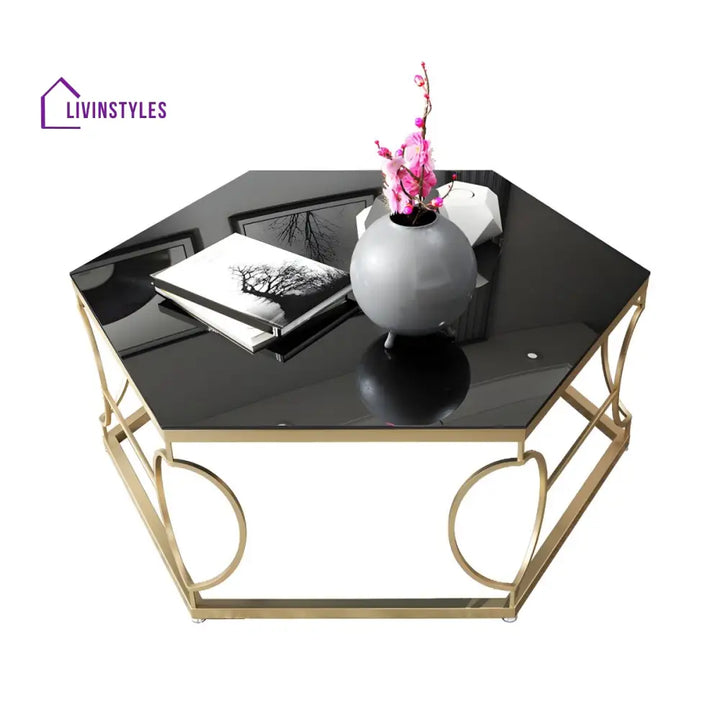 Neil Stainless Steel Frame Coffee Table for Living Room