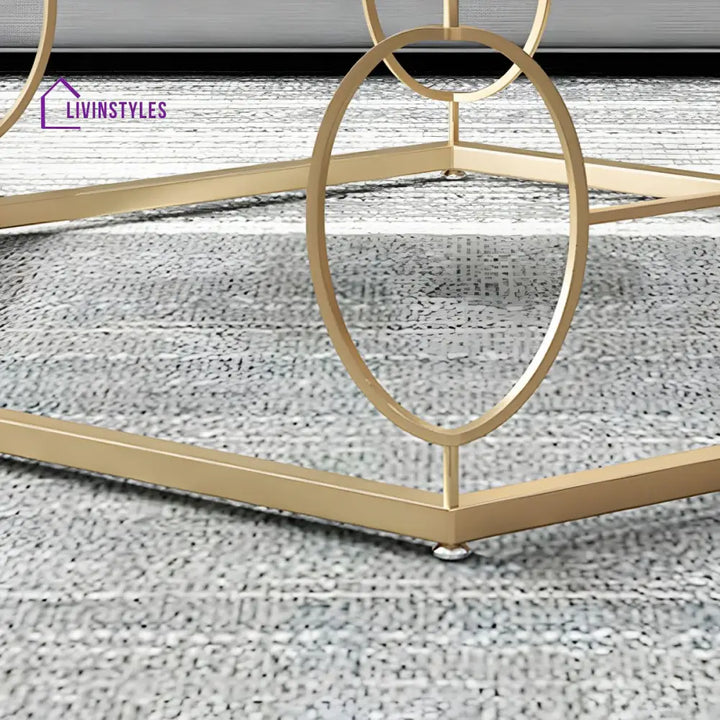 Neil Stainless Steel Frame Coffee Table for Living Room