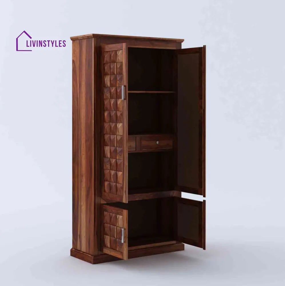 Nerea 2 door sheesham wood wardrobe