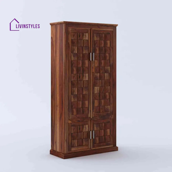 Nerea 2 door sheesham wood wardrobe