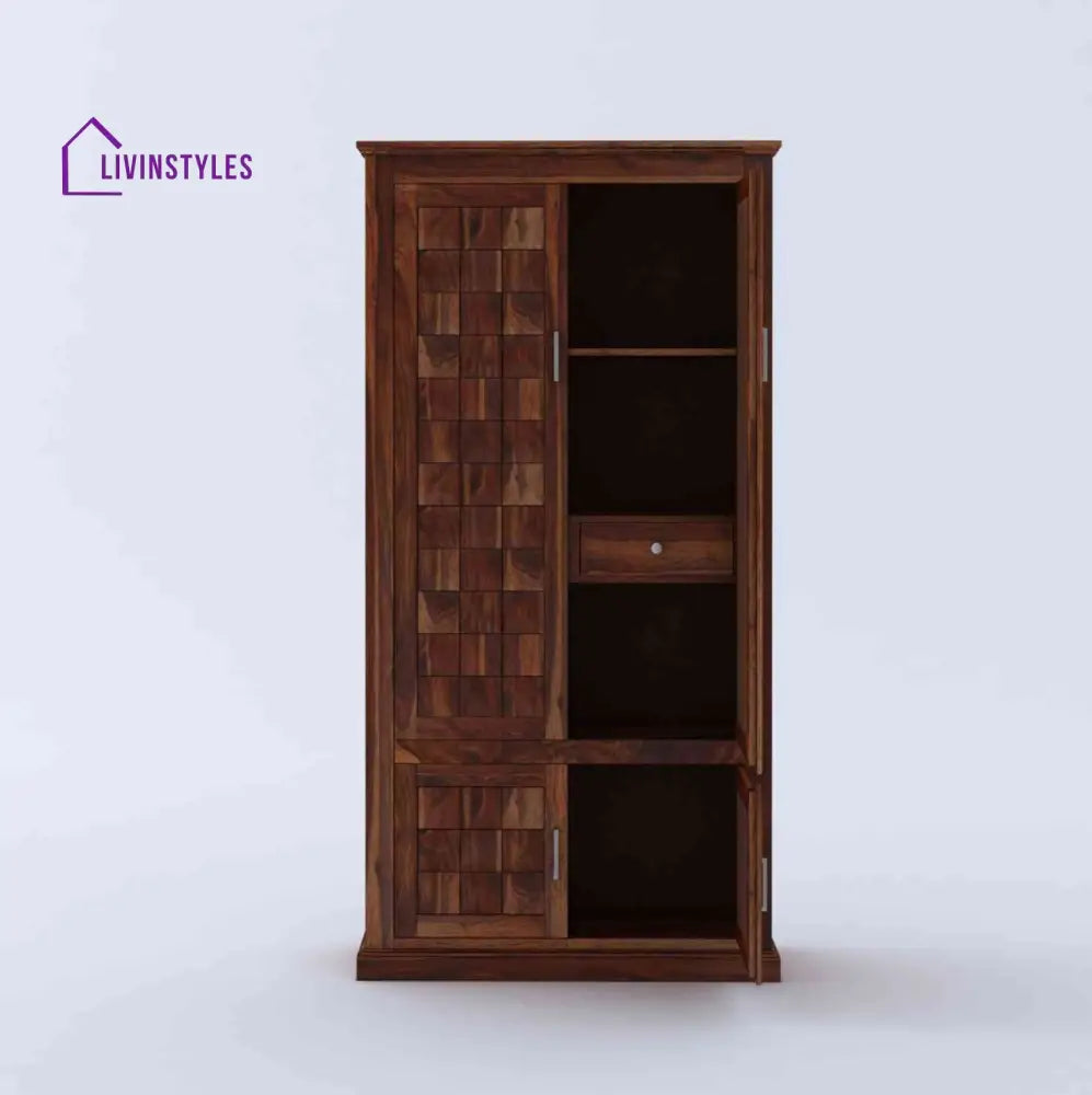 Nerea 2 door sheesham wood wardrobe