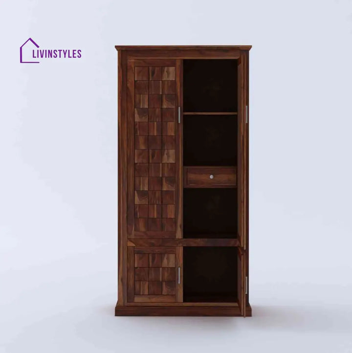Nerea 2 door sheesham wood wardrobe