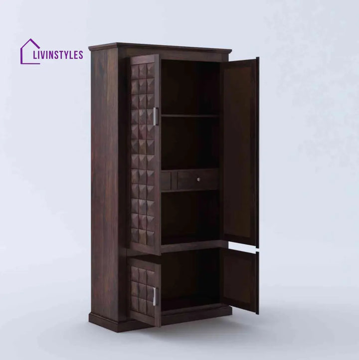 Nerea 2 door sheesham wood wardrobe