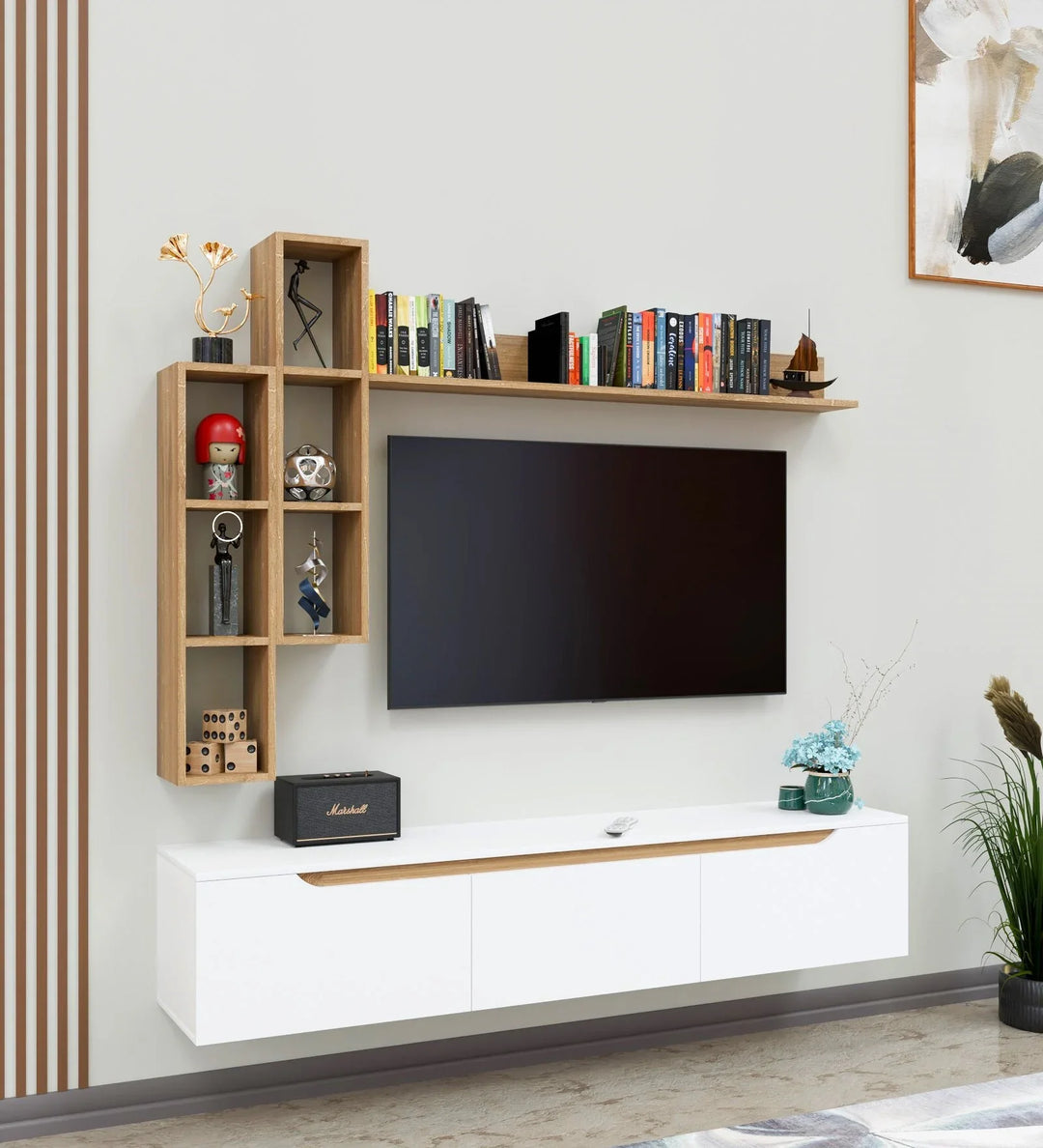 The Luxora Premium Engineered Wood TV Unit
