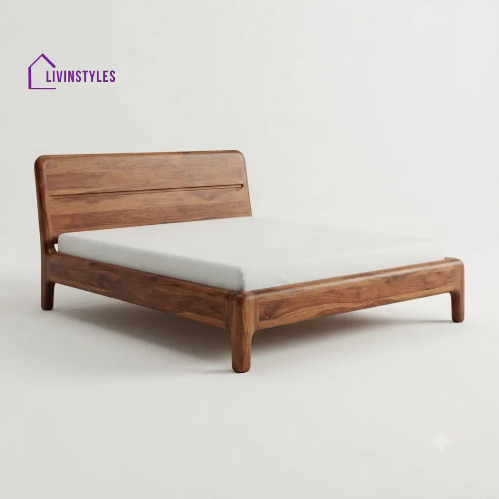 Nhlakanipho Wooden Double Bed | King Size Bed | Queen Size Bed - Bed Without Storage