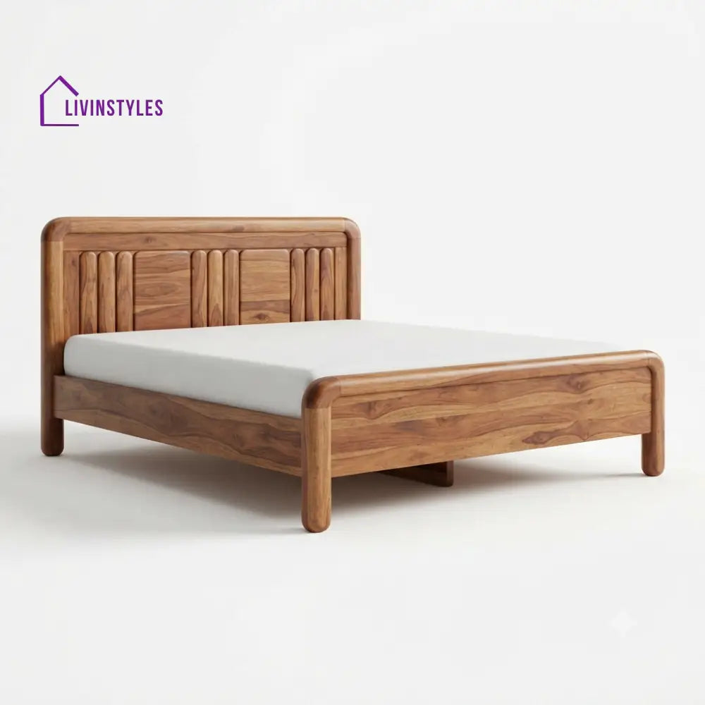 Nhlanhla Wooden Double Bed | King Size Bed | Queen Size Bed - Bed Without Storage