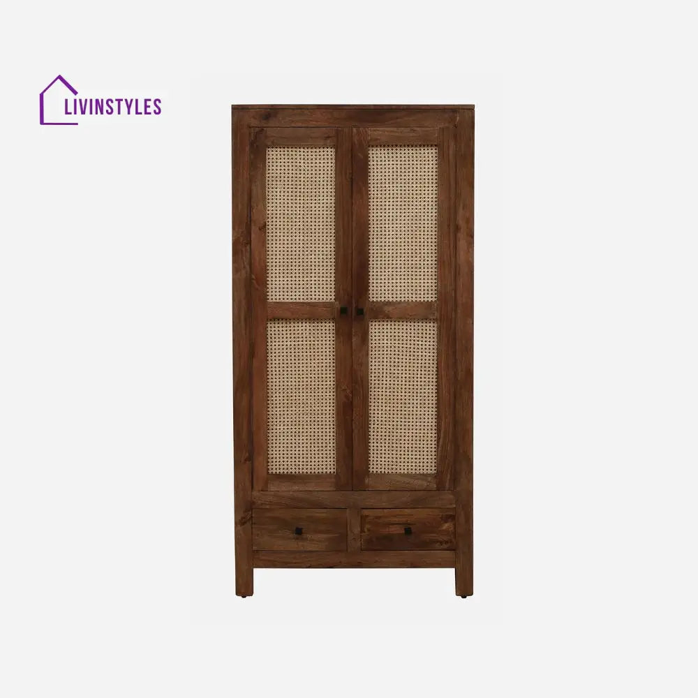 Nieves 2 door Sheesham wood wardrobe