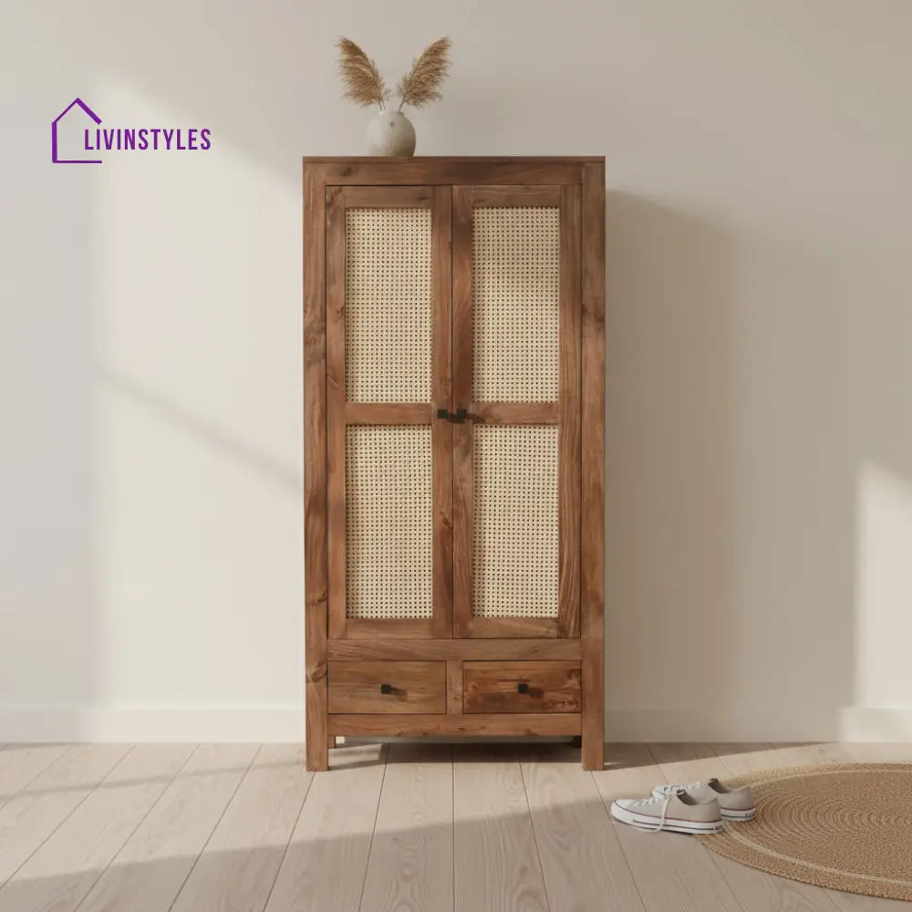 Nieves 2 door Sheesham wood wardrobe