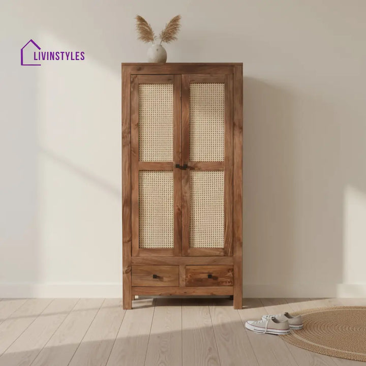 Nieves 2 door Sheesham wood wardrobe