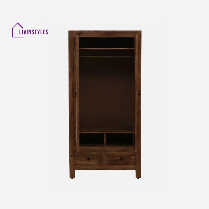 Nieves 2 door Sheesham wood wardrobe