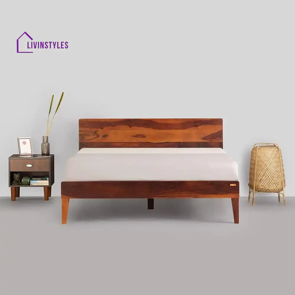 Darshan Sheesham Wood Beds Bed without storage