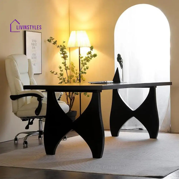 Nikanor Solid Wood Study Table for Students