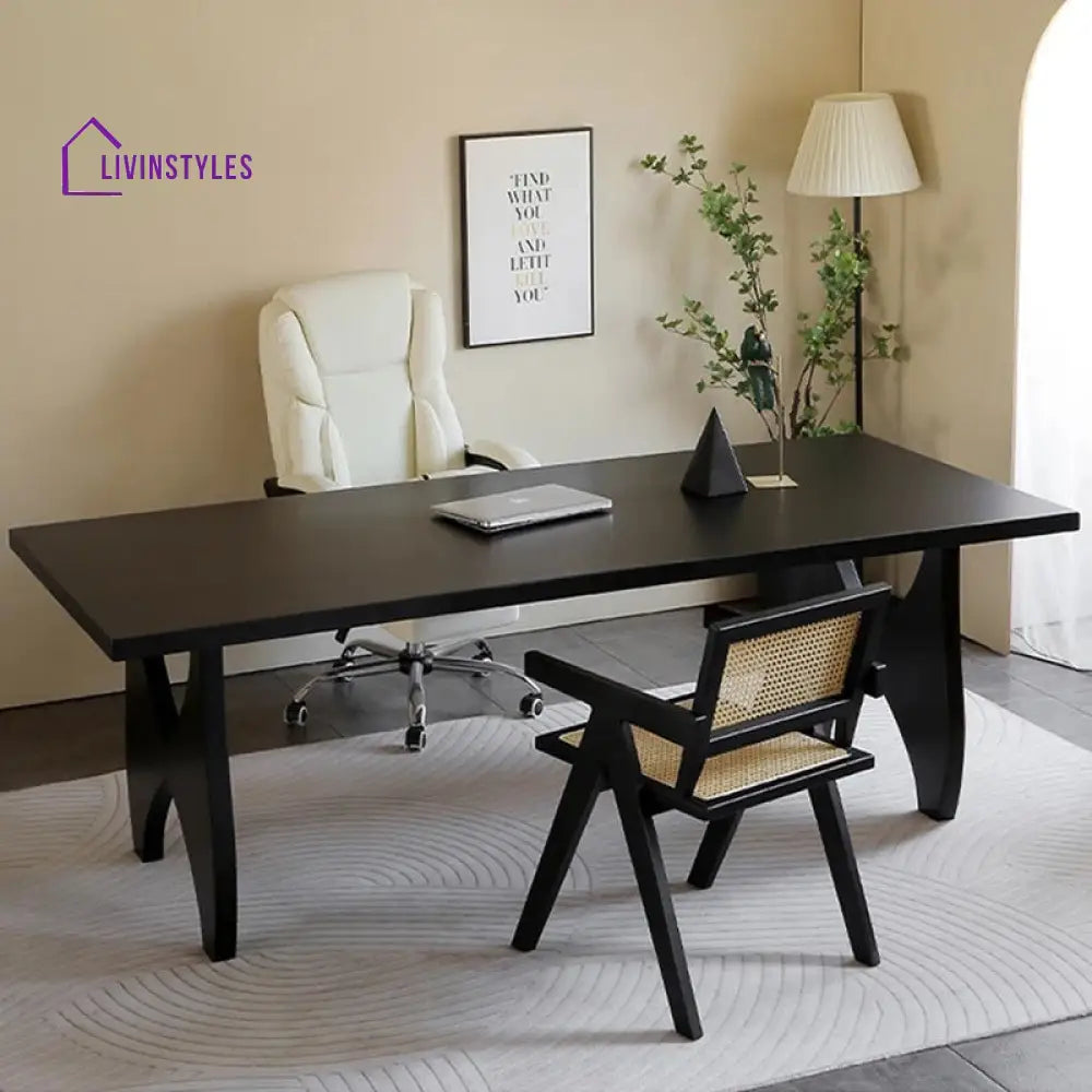 Nikanor Solid Wood Study Table for Students