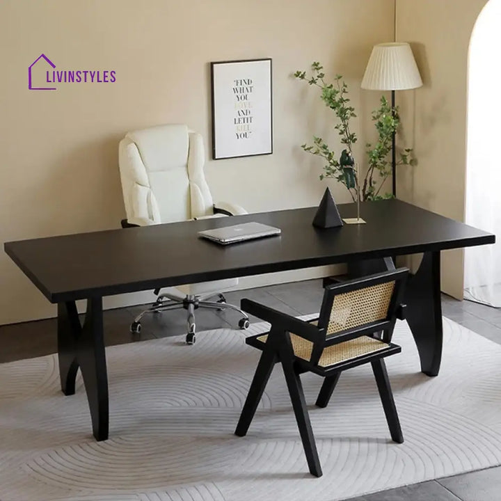 Nikanor Solid Wood Study Table for Students