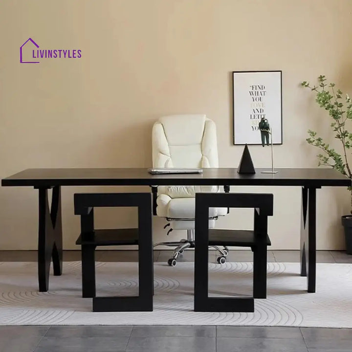 Nikanor Solid Wood Study Table for Students