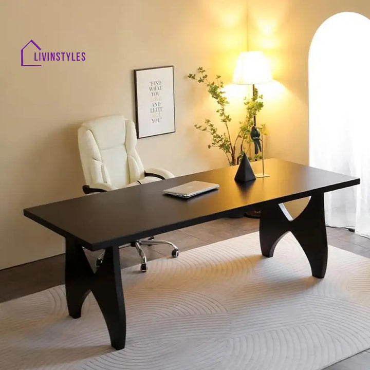 Nikanor Solid Wood Study Table for Students