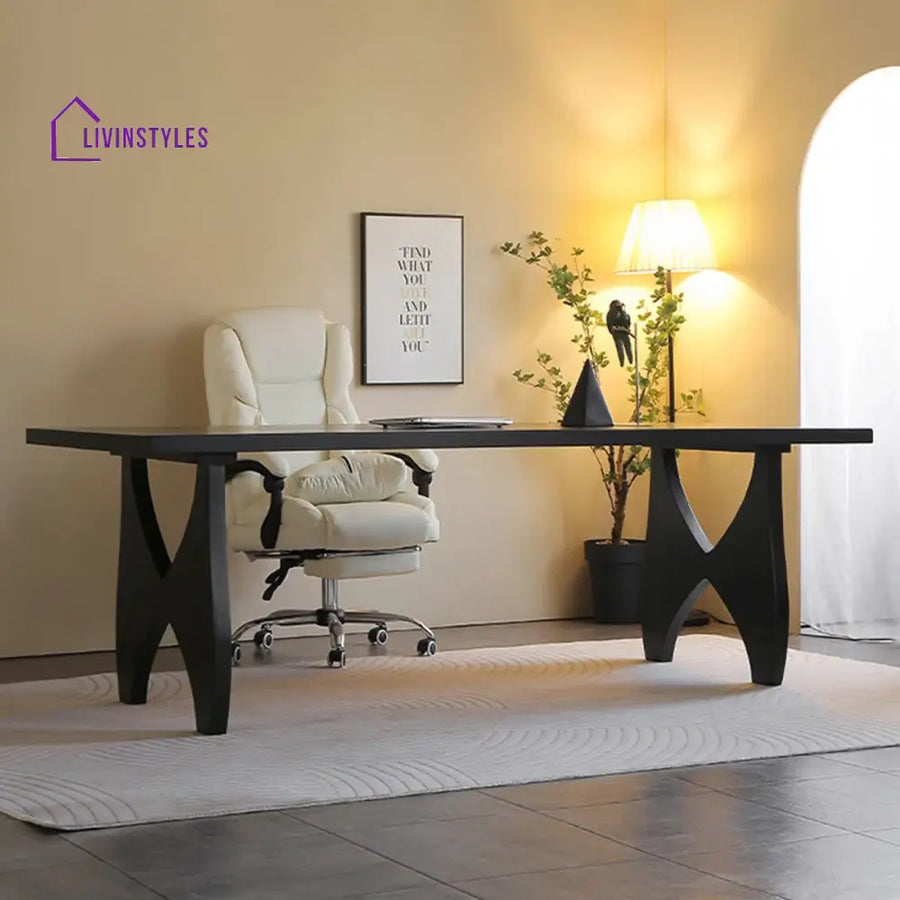 Nikanor Solid Wood Study Table for Students