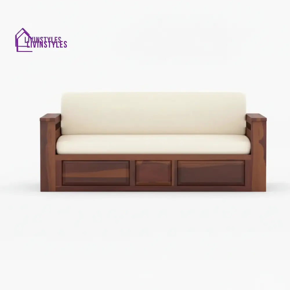 Sereta Sheesham Wood Sofa Cum Bed King size - Sofa Cum Bed