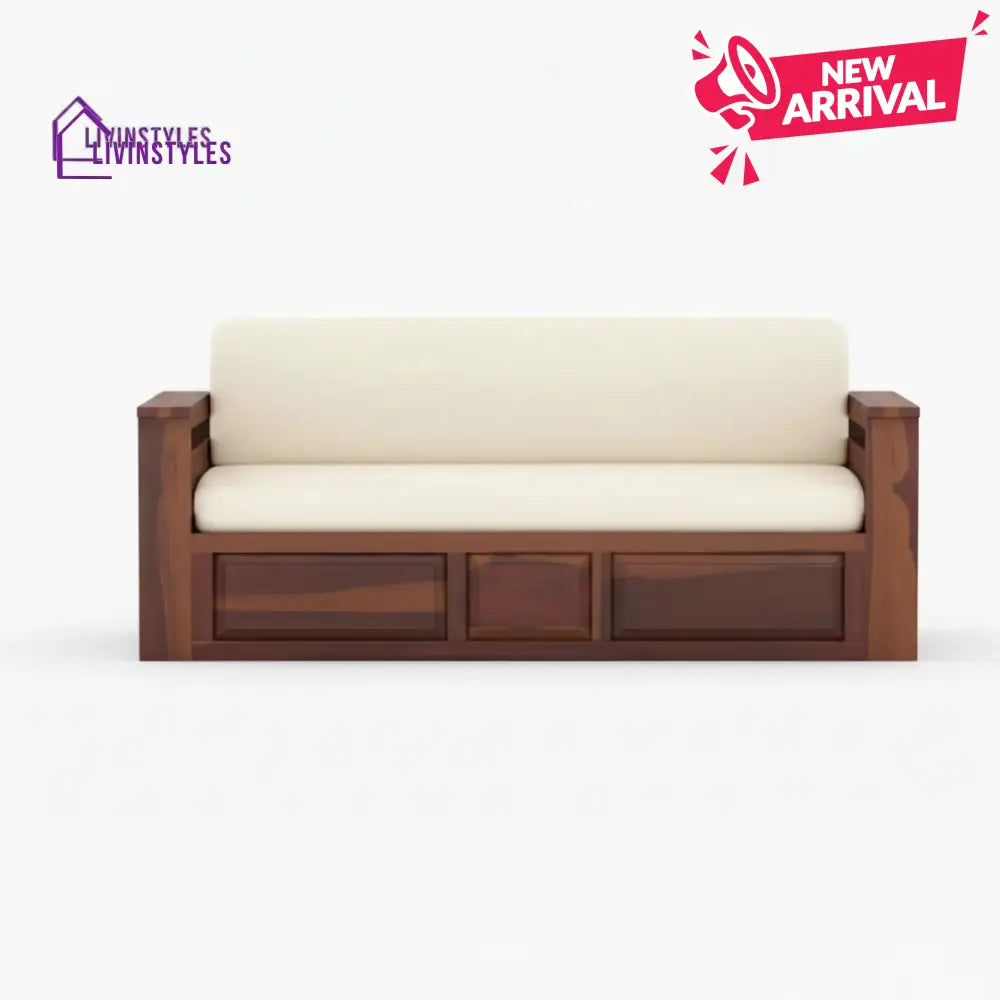 Sereta Sheesham Wood Sofa Cum Bed King size - Sofa Cum Bed