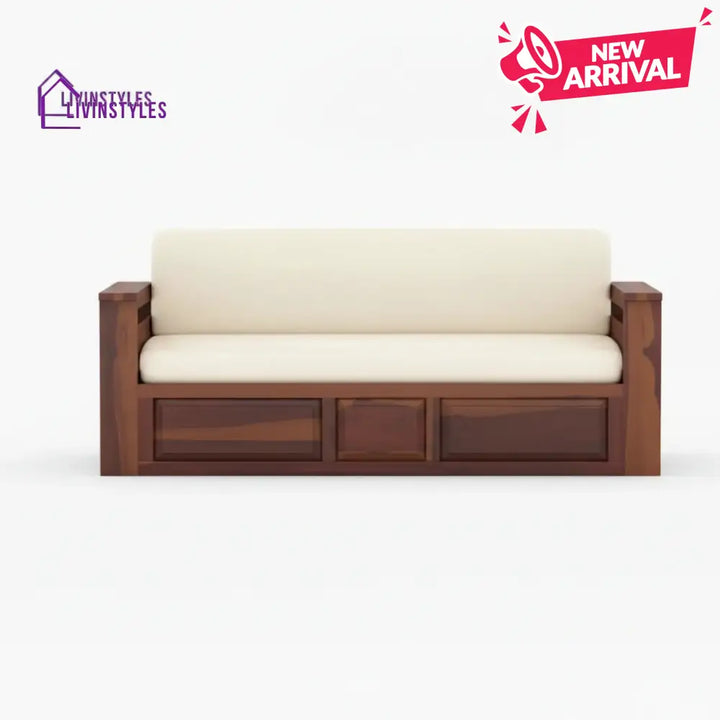 Sereta Sheesham Wood Sofa Cum Bed King size - Sofa Cum Bed