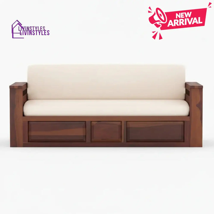 Sereta Sheesham Wood Sofa Cum Bed Queen size