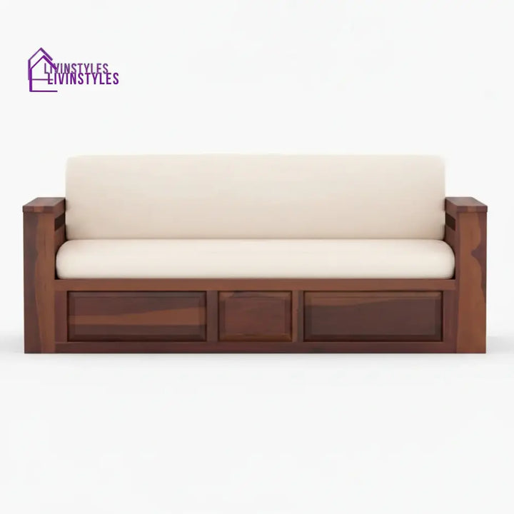 Sereta Sheesham Wood Sofa Cum Bed Queen size