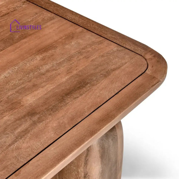 Nikita Solid Wood Coffee Table for Living Room