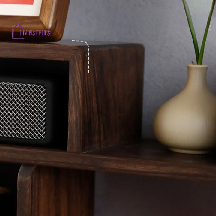 Nikita Solid Wood Storage Shelves - Set of 2