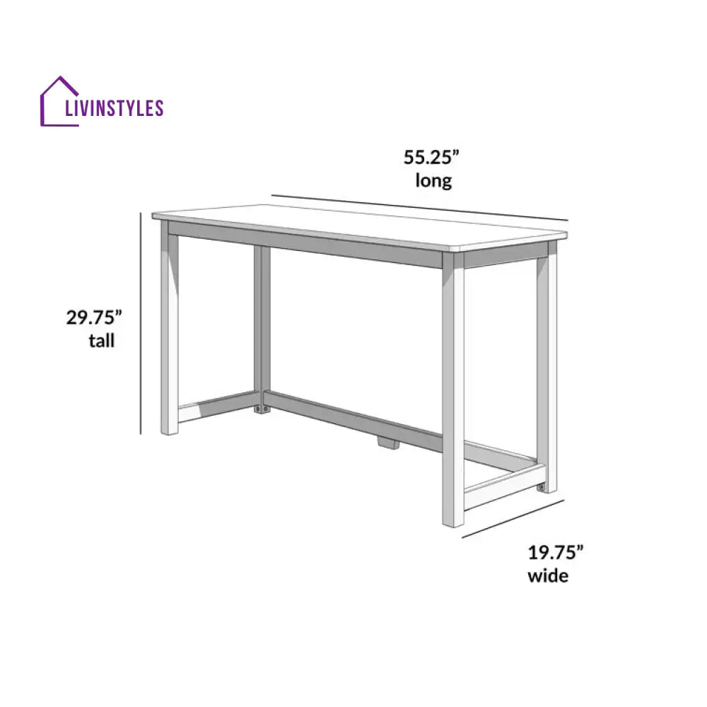 Nikolai Solid Sheesham Wood Study Table for Students