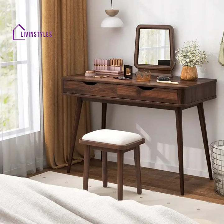 Nina Solid Sheesham Wood Study Table for Students