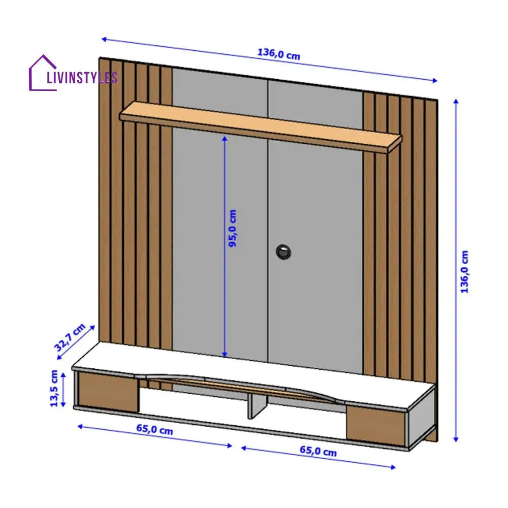 Nina Wall Mounted Tv Unit Stand for Living Room