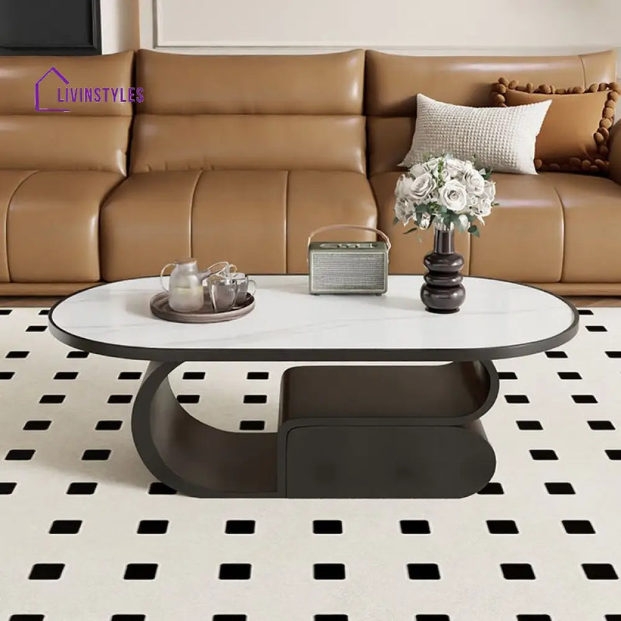 Nira Stainless Steel Coffee Table for Living Room | Designer Table