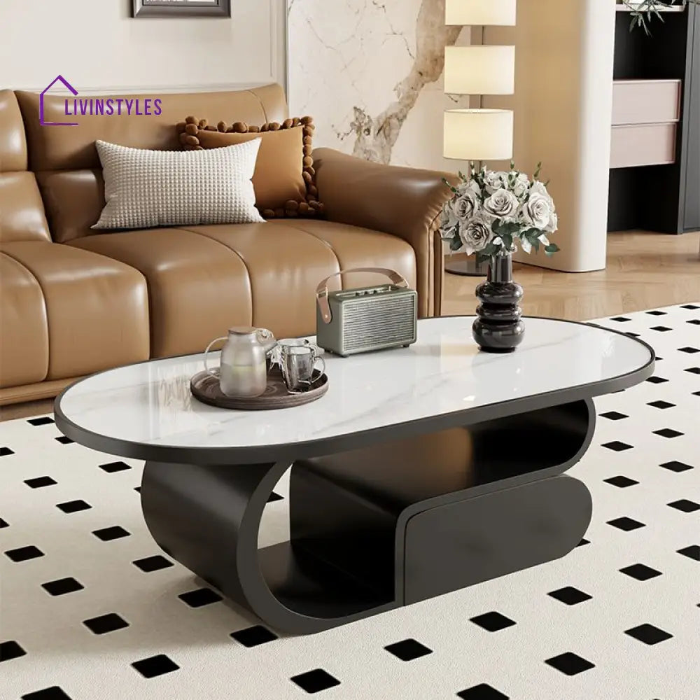 Nira Stainless Steel Coffee Table for Living Room | Designer Table