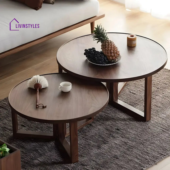 Nirav Solid Wood Coffee Table for Living Room