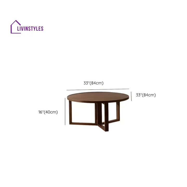 Nirav Solid Wood Coffee Table for Living Room