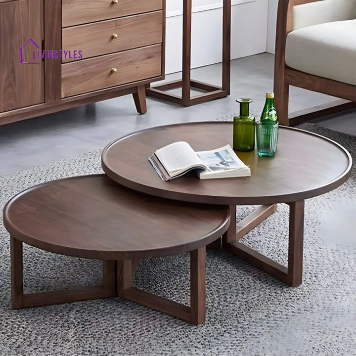 Nirav Solid Wood Coffee Table for Living Room