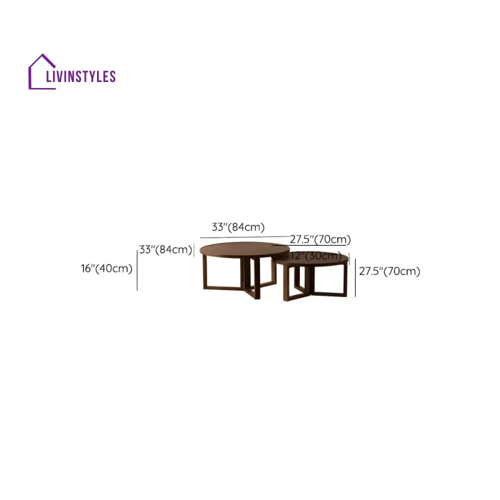 Nirav Solid Wood Coffee Table for Living Room