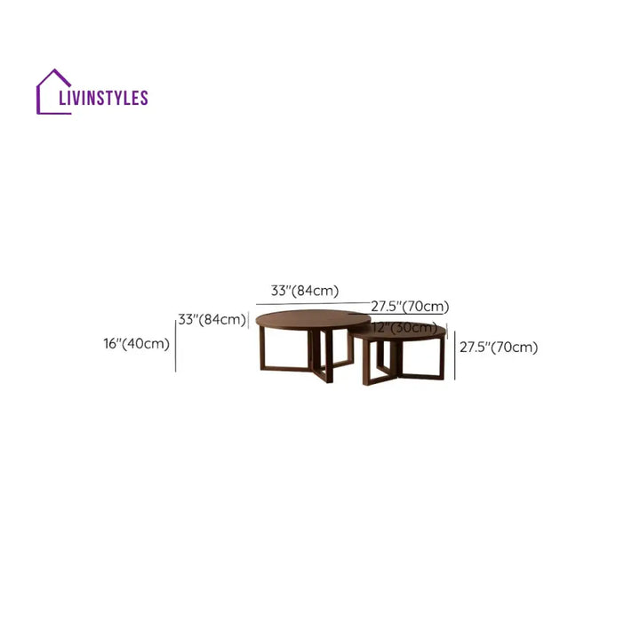 Nirav Solid Wood Coffee Table for Living Room