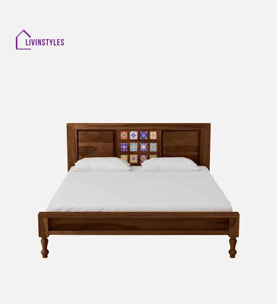 Anamika Contemporary Sheesham Wood Beds Bed without storage