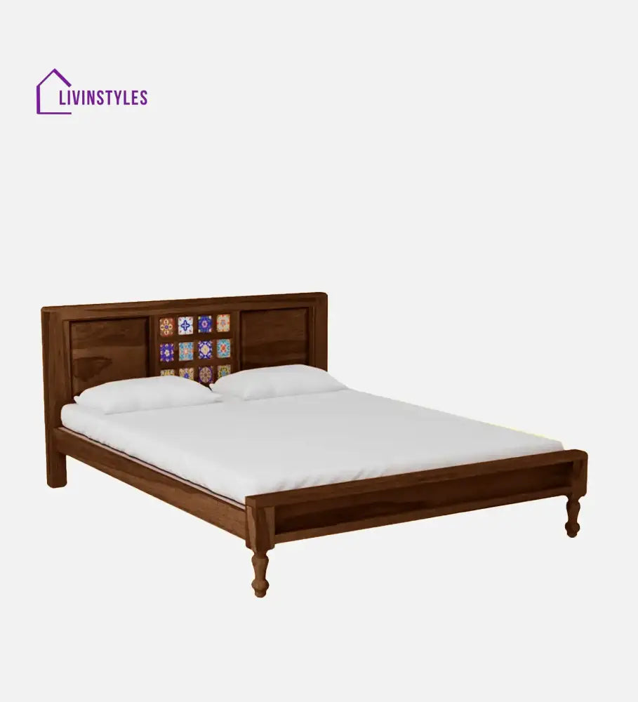 Anamika Contemporary Sheesham Wood Beds Bed without storage