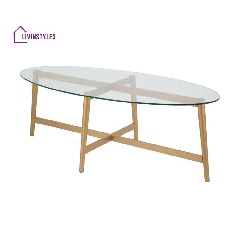 Nisha Metal Coffee Table For Living Room