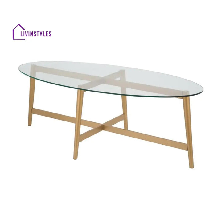 Nisha Metal Coffee Table For Living Room