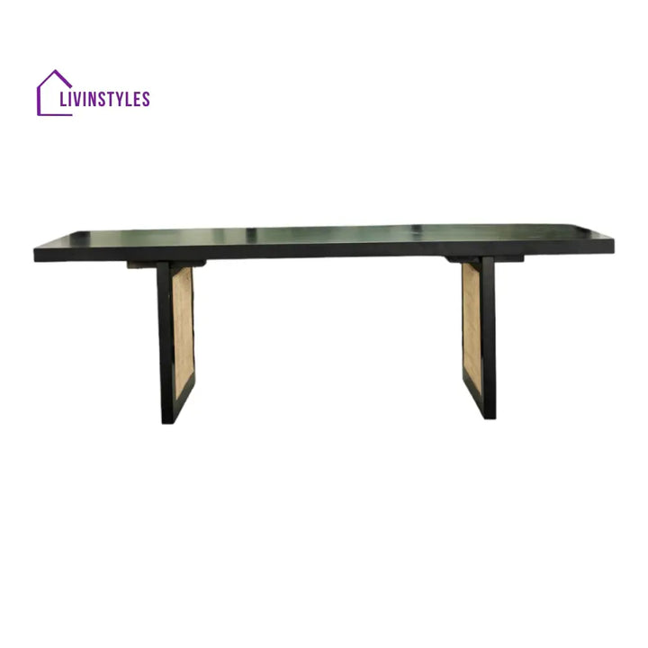 Nishka 6 Seater Rattan Dining Table