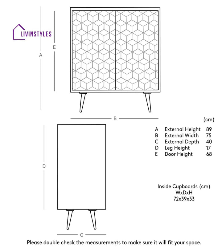 Nismaaya Aart Terning Cabinet