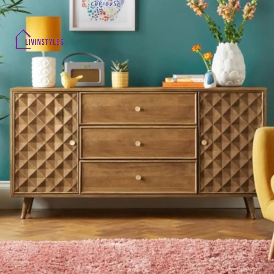 Nismaaya Adalene 3 Door Cabinet & Sideboard