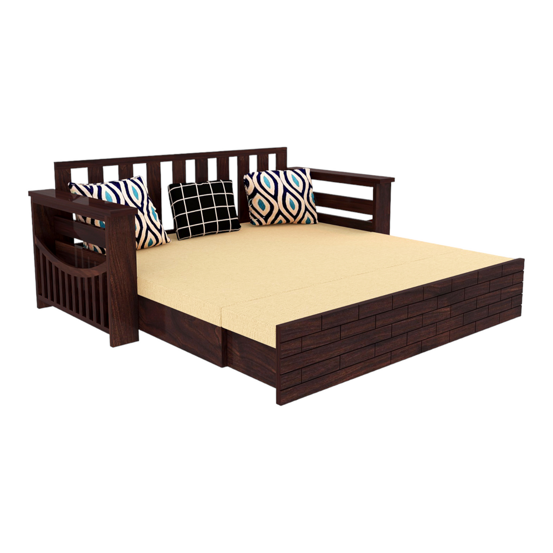 Adwoa 3 Seater Sofa Cum Bed Sheesham Wood
